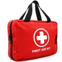 330 darab elsősegély készlet, Prémium vízálló Compact Trauma Medical Kits for any Emergency, Ideal for Home, Office, Car, Travel, Outdoor, Camping, Tiking, Boating (piros)