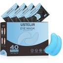 Unter Augenaufnäher, 40 Pairs Augenmaske für dunkle Kreise, Puffy Eyes, Undereye Bags,Wrinkles,Eye Mask Patches mit Hyaluronsäure, Augenbehandlung Hautpflege für Männer & Frauen Geschenk