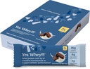 Fx Yes Whey Bar - 15g Whey Protein Bar kreatin támogatása Muscles, Energy & Peak Performance - 1g Sugar + 4g Net Carbs - Soy- Free Chocolate Oat Milk Crisp Flavor Protein Snack (12 Bars)