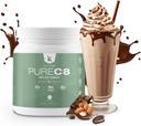 TeamKeto C8 MCT Olajpor -Csokoládé Hazelnut Ketogenic MCT Kávé Creamer- Vegán-Friendly, Gluten Free & Made in a GMP Compliant, FDA Regisztrált könnyítés - Tökéletes kávé tea & fehérje Shakes 270g