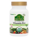 NaturesPlus Source of Life Garden Vitamin B12 - Pack of 2, 60 Vegan Capsules - Vegetáriánus, Gluten Free, Certified Organic - 60 Total Servings