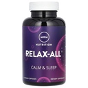 MRM Nutrition Relax-All® | Nahrungsergänzungsmittel für besseren Schlaf | mit GABA, L-Theanine & Ashwagandha | Drug-Free, Non-Habit Forming | Non-GMO | Vegan + Gluten Free | 15 Servierungen