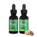 Organika Bee Propolis tinktúra 1 oz x 2 Pack: Tiszta és Vegan Propolis kivonat immundefenzes, torok, és a légzés - mentes glutén, GMO, & Mesterséges aromák - 20 nap Prop cseppek ellátás