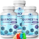 (3Pack) Quercetin Gumies - Quercetin Bromelain C-vitaminnal + Cink D3-vitamin - Rágóképes Quercetin 900mg kiegészítők - Quercetin gyerekeknek és felnőtteknek (3)