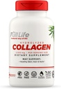 Teljes élettartam hidrolizált kollagén kiegészítők - Szarvasmarha kollagén pirula nőknek és férfiaknak - Kosher Collagen kapszula, gluténmentes - 90 Veggie kapszula 2,500mg