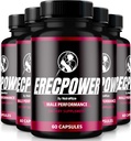 (5 csomag) ErecPower for men, Official ErecPower Pills, Natural Man Supplement to Fuel Energy and Support General Health, Erec Power for Performance, Review (300 kapszula)
