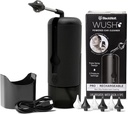 Wush Pro By Black Wolf - Deluxe víz Powered Fej Cleaner - Safe & Effectie- Electric Triple Jet Stream 3 Pressure Settings For Ear Wax Buildup - Ear Wax Kitoval Kit- Vízálló USB újratölthető