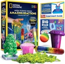 National Geographic Amazing Chemistry Set - Chemistry Kit 45 Science Experiments Beleértve Crystal Growing és Reactions, Science Kit for Kids, STEM Gift for Boys and Girls (Exkluzív)