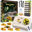 GobiDex Amber Dig Kit- Mesterséges Rovar Resin, Excavate 6 Rovarok Specimens, STEM Geographic Educational Bogarak Játékok, Excavation Játékok Szórakoztató bogarak Party Kedvencek, Science Kits for Kids Age 6-8 8- 12