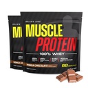 COLOSSAL LABS Muscle Whey Protein Ízesített fehérje por, 25,000mg Amino Acids / Serving, hideg szűrt (csomagolás május Vary) (10 font (csomag 2), csokoládé)