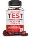 Atlantis Táplálkozás Tesztoszteron booster For Men Gumies - Férfi javítás, Növeli az energiát, & Optimalizálja a fizikai teljesítmény Formuled w / Tribulus, Kecske fűszer, Saw Palmetto, Maca Root - 60 Gumies