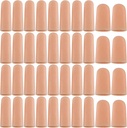 ANCIRS Gel Finger Support Protector Kesztyű, Gel Finger Cots / borítók - Különböző méretűek Szilikon Ujjak Kéz Cracking, Ekzema Bőr (40db)