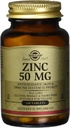 Solgar Cink 50 Mg, 100 tabletta - Cink egészséges bőrhöz, immunrendszer és antioxidáns támogató - 100 adag, 100 adag (12 darabos csomag)