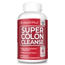 Health Plus Super Colon Cleanse 120 nap Kínálat Gut Cleanse Detox, Psyllium Husk, probiotikumok székrekedés enyhítésére és emésztési támogatás, 480 kapszula