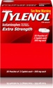 Tylenol (R) Extra- Strength, 2- Caplet Dose, 100 caplet összesen, 500mg egyenként