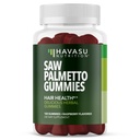 Fűrész Palmetto for Men Gumies - DHT Blokker Supplement for Hair Health and Member Mintated Balding - 120 Count - Skalp és Prosztata Wellness - Málna Flavor - Vegán, Non-GMO, 2 hónapos ellátás