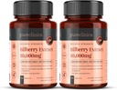 pureclinica Bilberry kivonat 10,000mg x 360 tabletta (2 üveg) - 10 X Több antocianidin tablettánként, mint a legtöbb többi - és 5 mg fekete bors kivonat 300% -os fokozott abszorpció
