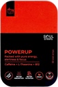 Soul Strips Power Up - Edzés + Energy Oral Strips koffein, L-Theanine, B12-vitamin, Strawberry Flavor, Enhances Metabolizmus, gyors absorb, Napi használat, Zéró cukor, Vegan, 30 Strips Pack