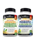 Advanced Prebiotic Gut Health Supplement (2 hónapos ellátás) Plus 40 milliárd CFU napi probiotikus kiegészítés (2 hónapos ellátás)
