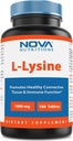 Nova Nutritions L- Lysine 1000 mg - 180 tabletta