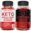 Atlantis Nutrition Keto Apple Cider Vinegar 60 Gummees + tesztoszteron booster 2- Pack (120 Gummies)
