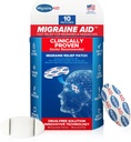 Migrén Aid Migrén Relief Patches - Gyors hatású, nem gyógyszeres támogatás fej tenzió, könnyen alkalmazható fejfájás foltok, Biztonságos mindennapos használatra, 10 eldobható Migrén Patches, Készült USA