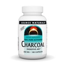 Forrás Naturals Charcoin - 100% Tiszta Aktivált, Emésztési támogatás - 100 kapszula