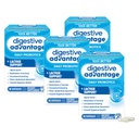 Emésztési előny Laktóz Defense Enzimes + Probiotics nőknek és férfiaknak alkalmi puffadás, laktóz bontás, kisebb hasi diszkomfort, Immuntámogatás, 96 Count Capsules (4 csomag)