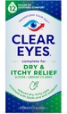 Tiszta szem Száraz és Itchy szem megkönnyebbülés Szemcseppek, 0,5 Fl Oz