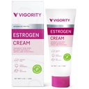 Estrogén krém Nők, Természetes Bioazonos, Hot Flash Menopauza Relief, ösztrogén krém Wild Yam, Menstruációs ciklus és test egyensúly támogatás, Segít csökkenteni a hőhullámok, Paraben- mentes, Vegán, 3 hónapos ellátás (4 Oz)