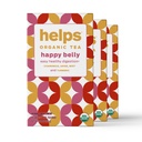 HELPS TEAS, 124; Happy Belly Tea, 124; Organic Herbal Tea Zöld Ánizssal, Kamillával, Mentával és Turmeric Agnes 124; 16 Tea Bags - Pack 3 Fonds 124;