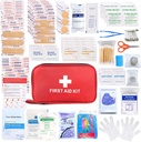 First Aid Kit 194 Piece sürgősségi készletek túrázáshoz Camping Trauma Kit a hajó Compact Aid Kit Home Car Travel Kültéri túlélés