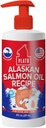 PLATO Wild Alaskan Salmon Oil Kibble Topper - Boost Dog Food Omega 3 & 6 Fatty acids - Az egészséges bőr és kabát - 8 uncia