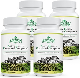 Active Hexose Correlated Compot 1500 mg kiegészítés, Natural 8 Gumókivonat kiegészítés, Immunrendszer, Májfunkció, Természetes gyilkos és T sejtek aktivitása, 360 Veggie kapszula