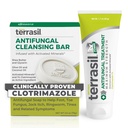 terrasil gombaellenes krém + gombaellenes szappan 2-Termék Kit Clinically- Proven Clotrimazole Hatékony kezelés & Relief: Jock Itch Athletes Foot Fungal Yeast Infection Ringwork (50g Tube & 75g bar)