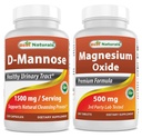 Best Naturals D- Mannose 1500 mg & Magnézium Oxide 500 mg