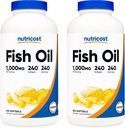 Nutricost Fish Oil 1000mg (560mg Omega3), 240 Softgels (2 üveg)