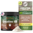 Earth Nutri Creatine Monohidrát Powder - Pure Creatine Supplement for Muscle Strength, Strength & Performance - Non-GMO, Sugar- Free, Addition- Free - for Men & Women, Unflavored 250g