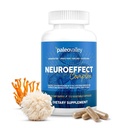 Paleovalley NeuroEffect - Neuro Pilz Kaffee Nahrungsergänzung für Fokus, Gedächtnis und Energie Unterstützung - 28-Tage Versorgung - 8 Full Spectrum Pilz und ganze Kaffee Obst Extrakte