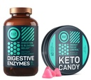 WILD FUEL Keto Candy MCT Oil és Collagen és Digesztikus Enzimek probiotikus és prebiotikus Bundle