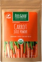 Feelgood Superfoods Sárgarépa Juice Powder - Egészségügyi kiegészítés emésztés, bőr, szem és immun támogatás - Tartalmaz Beta Carotene & vitamin A - 7 oz