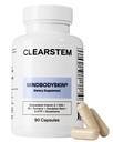 CLEARSTEM - MINDBODYSKIN Hormonális Akne kiegészítés (5- HTP) - Natural DIM- Skin Care Vitamins - Hormonegyensúly, Antioxidánsok - Gluten Free, Cruelty Free - 30 adag, 90 kapszula