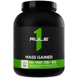 1. szabály Mass Gainer - Magas kalóriatartalmú Súly Gain Formula 1,220 + Kalóriák, 250g + Complex Carb Blend, 40g All-Whey Protein Per Serving (8 Servings, Vanilla Crème)