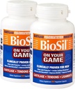 Biosil On Your Game - 60 Veggie Capsules, Pack of 2 - szabadalmaztatott ch- OSA Complex - Növelése Collagen termelés a közös fájdalom enyhítésére, rugalmasság és mozgástávolság - GMO Free - 60- napos ellátás