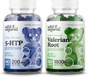 Wild & Organic 5HTP Gummies & Valerian Root Gumies 60 Count
