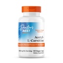 Doctors Best Acetyl- L- karnitin, Támogatja Mental Focus & Allerness, Non- GMO, Gluten Free, Soy Free, Vegan 120 Veggie Caps