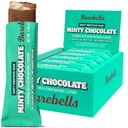 Barebells Soft Protein Bars, Minty Chocolate - 12 gróf, 16g magas fehérjetartalmú kezelések - Csokoládé Nutrition Bar 1 g összes cukrokkal - On The Go Breakfast or Post- Workout Snack