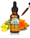Herb Pharm Kids Cough Crusader - Certified Organic Alcohol- Free Herbal Liquid Formula for Kids, Immune & Throat Comfort Support, 1 fl oz