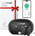 Felderítő Bluetooth hallókészülék a felsőbbrendű felnőttek számára telefonhívással és zenefunkcióval, cserélhető, kényelmes, Receiver- in-Canal (RIC típus)
