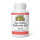 Természetes tényezők - Hyabest Hyaluronic Acid, Támogatja az egészséges ízületek és bőr, 60 vegetáriánus kapszula